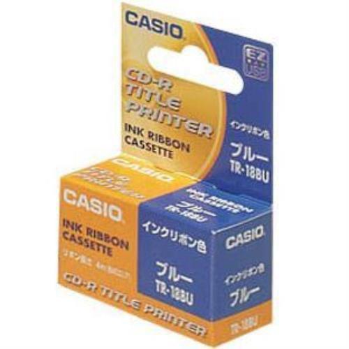 カシオ ディスクタイトルプリンター用 交換用インクリボンカセット TR18