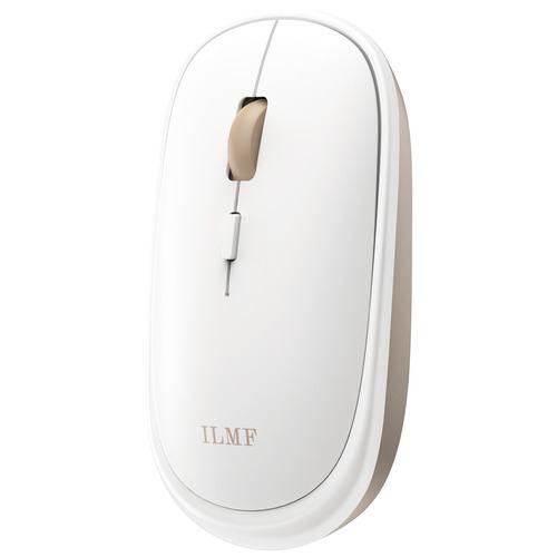 エレコム M-TM10DBWH-IL 静音 ワイヤレスマウス 4ボタン Windows Mac 対応 左右対称 ホワイト