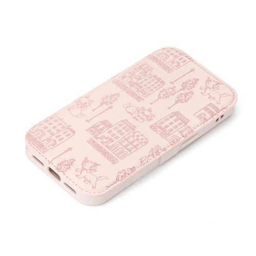 PGA PG-D25KGF02MAR iPhone 16e用 ガラスフリップケース ディズニーマリー
