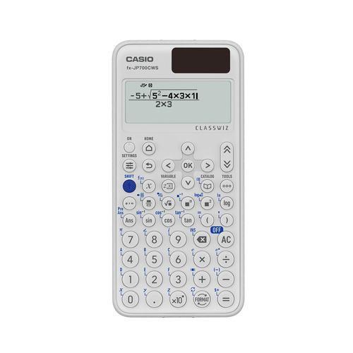 カシオ計算機 fx-JP700CWS-N 関数電卓 表示桁数10桁 600関数以上 4階調液晶搭載 ホワイト