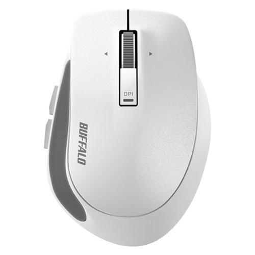 バッファロー BSMBB500SWH PremiumFitマウス Bluetooth3.0/BlueLED光学式/静音/5ボタン/横スクロール/Sサ