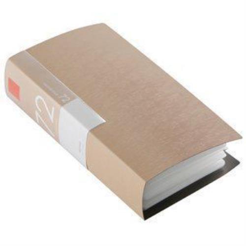 ケース バッファロー CD DVD CD DVDファイル 72枚収納 ベージュ ブックタイプ 72枚収納 BSCD01F72BG