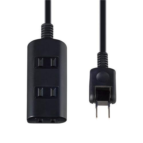 エルパ WBT-N3010B(BK) 扉付タップ 3個口 1m ブラック