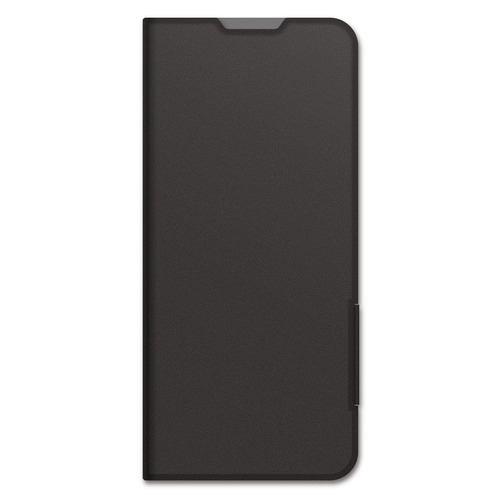 エレコム PM-S243PLFUBK BASIO active2/シンプルスマホ7 ソフトレザーケース 薄型 磁石付