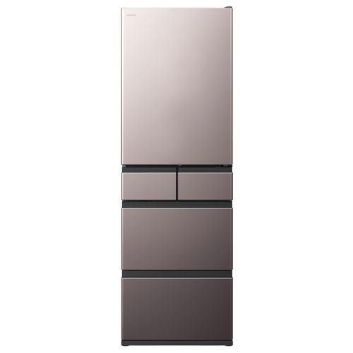 日立 冷蔵庫 470L 右開き 5ドア 幅60cm ひろin冷凍プラス まるごとチルド R-HWS47X グレー系