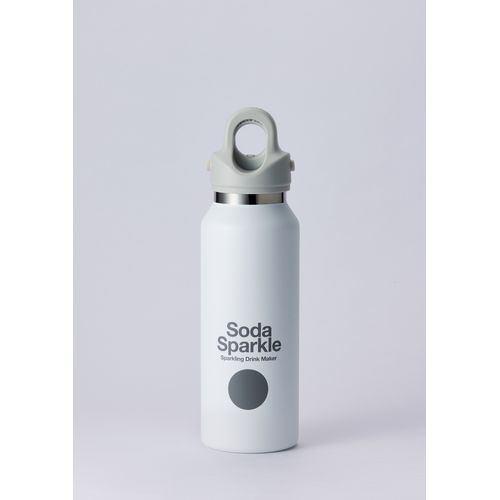 SodaSparkle MSB-WH SodaSparkle×REVOMAX2 12ozSLIM 炭酸水ボトル ホワイト