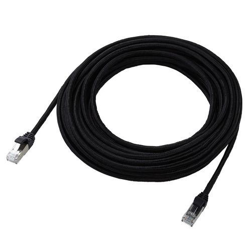 エレコム LD-OCM/BK100 LANケーブル CAT8 10m 爪折れ防止 40Gbps/2000MHzブラック