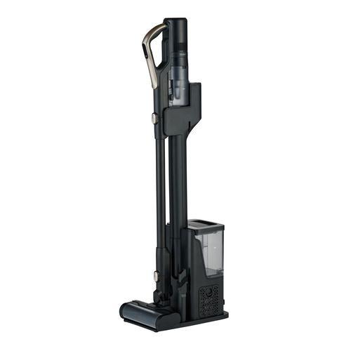 Haier JC-HG1A-K コードレススティッククリーナー 自動ゴミ収集ドック搭載 サイクロン式 ブラック