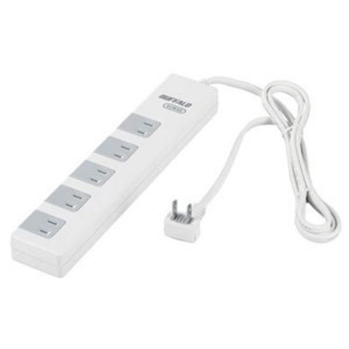 バッファロー BSTAPSD21015WH 電源タップ 雷サージ防止/集中スイッチ付(10個口・1.5m) ホワイト
