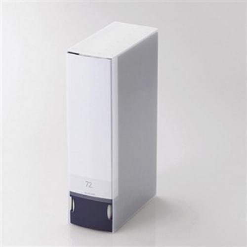 エレコム CCD-FB72BU Blu-ray/DVD/CD用ディスクファイル 72枚収納 ブルー