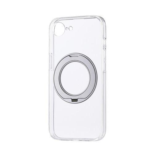 エレコム PM-A25SMGSTKSV iPhone 16e ケース ハイブリッド カバー MAGKEEP 磁力吸着ワイヤレス充電対応 シルバー