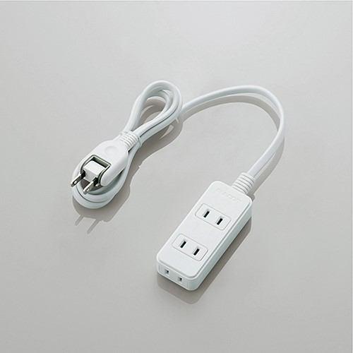 エレコム T-S02N-2310WH スイングプラグタップ 3個口 1m ホワイト