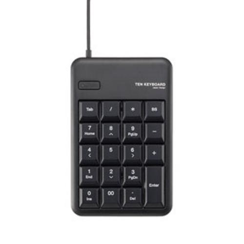 エレコム USBテンキーボード(ブラック) TK-TCM011BK