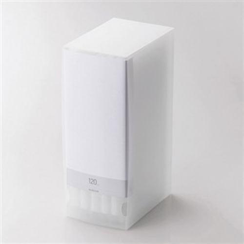エレコム CCD-FS120CR DVD/CD用ディスクファイル 120枚収納 クリア