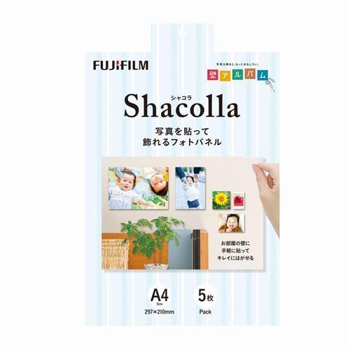 富士フイルム WD-KABE-AL-A4-5P シャコラ(shacolla) 壁タイプ 5枚パック A4サイズ