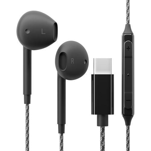 PGA PG-SETC2BK1 USB Type-C ステレオイヤホン タフケーブル/インナーイヤータイプ Premium Style ブラックPG
