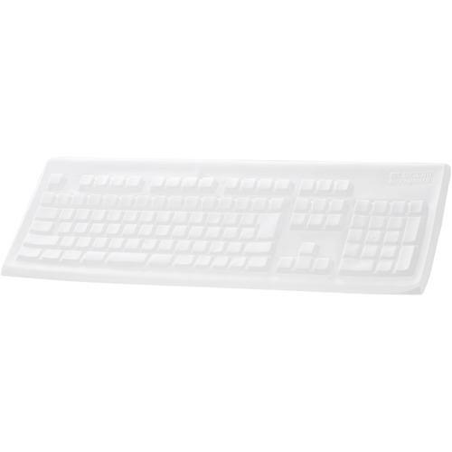 エレコム PKP-DE13 キーボードカバー 抗菌 防塵 DELL USBキーボード KB-212-B(日本語)対応 クリア