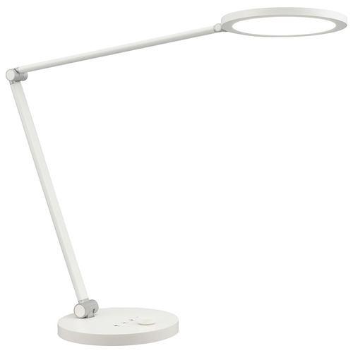 オーム電機 ODS-LDC6K-W LEDデスクライト 調光調色 タイマー機能付