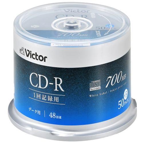 Victor SR80FP55SJ5 パソコン用 48倍速 CD-R 55枚パック 700MB