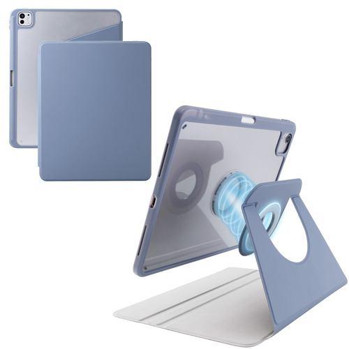 エレコム TB-A25PLMG360BG iPad Pro ケース 13インチ ( M4 ) マグネット着脱フラップ カバー 360度回転 Appl