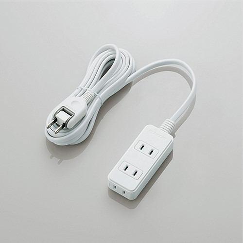 エレコム T-S02N-2330WH スイングプラグタップ 3個口 3m ホワイト