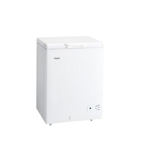 ハイアール 冷凍庫 142L 上開き 1ドア 幅63cm 急冷凍 キャスター 直冷式 JF-CW14A-W ホワイト系 2025年