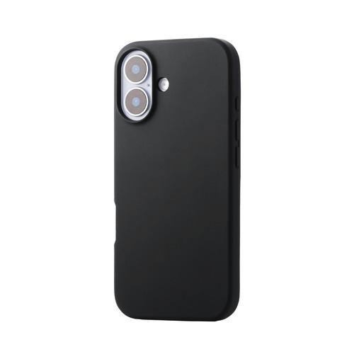 エレコム PM-A25AHVSCCBK iPhone 17 ケース ハイブリッドシリコン カバー アンチダストコート ブラック