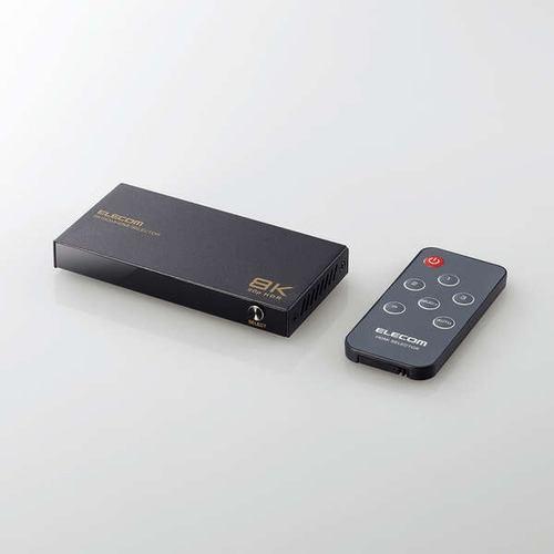 エレコム DH-SW8KP31BK HDMI切替器(3ポート) ブラック DHSW8KP31BK
