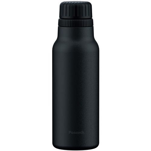 ピーコック魔法瓶 AJH60 炭酸飲料対応ボトル 600ml ブラック