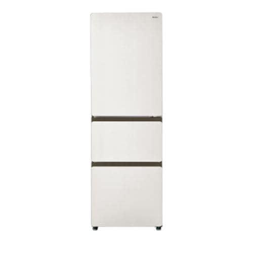 Haier 冷蔵庫 375L 右開き 3ドア 鮮度キープ冷凍 大容量野菜室 フレッシュルーム JR-CVM38A-W ホワイト系
