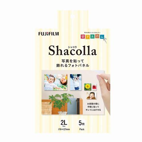 富士フイルム WD-KABE-AL-2L-5P シャコラ(shacolla) 壁タイプ 5枚パック 2Lサイズ