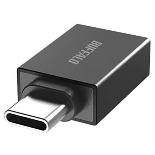 BUFFALO BSUAC321ADBK Type-A to Type-C変換アダプター USB 3.2 Gen 1対応