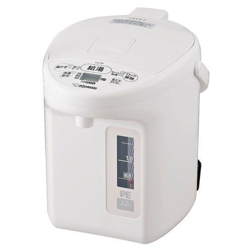 象印マホービン CV-TF22-WA VE電気まほうびん 優湯生 蒸気セーブ機能搭載 2.2L ホワイト