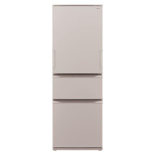 シャープ 冷蔵庫 374L 3ドア 幅60cm どっちもドア ナノ低温脱臭触媒 おいそぎ冷凍 シャキット野菜室 SJX374RN ベージュ系