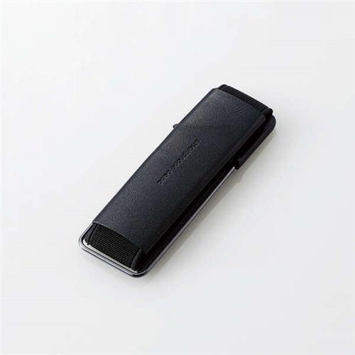 エレコム P-STBLSBK スマホバンド スタンド ブラック