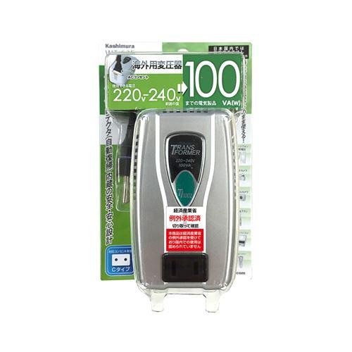 カシムラ WT-53E 海外用変圧器220-240V/100VA