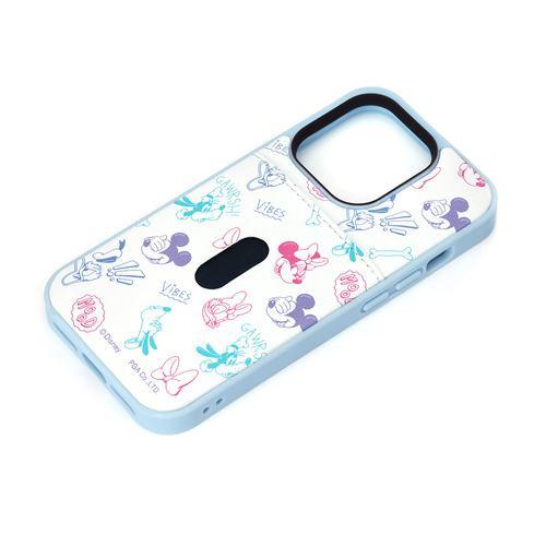 PGA PG-DPT22Q16MKY 2022年 iPhone 14 Pro用 タフポケットケース Premium Style ミッキー&フレンズ