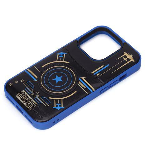 PGA PG-DPT22Q22CTA 2022年 iPhone 14 Pro用 タフポケットケース Premium Style キャプテン・アメリカ