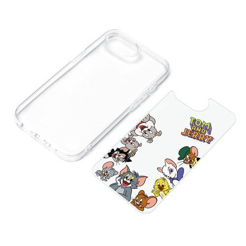 PGA PG-W25KPT03TAJ iPhone 16e用 クリアハイブリッドケース トムとジェリー/C