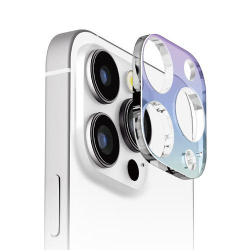 PGA PG-24BLGD02AR iPhone 16 Pro/16 Pro Max用 カメラレンズフレーム [オーロラ] Premium Styl