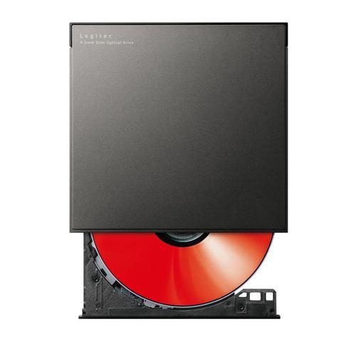ロジテック LDR-PWA8U3CVBK Type-A/C対応 再生・編集・書込ソフト付USB3.2(Gen1)ポータブルDVDドライブ ブラック