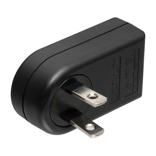 ELPA A-390B(BK) 回転アダプター プラグを180°回転 ブラック