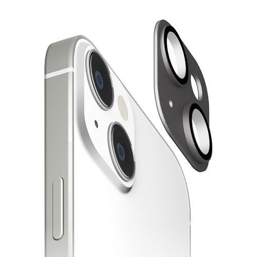 PGA PG-23ACLG09BK iPhone15 iPhone15Plus カメラフルプロテクター Premium Style アルミ/ブラック