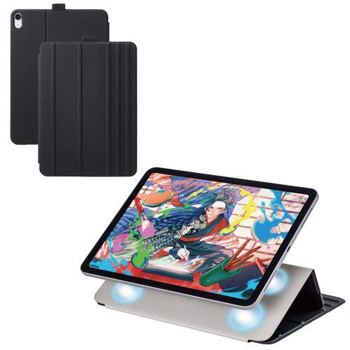 エレコム TB-A25MWVDBK iPad Air ケース 11インチ ( M3/M2 )/10.9インチ 第5・第4世代 マグネット着脱フラップ