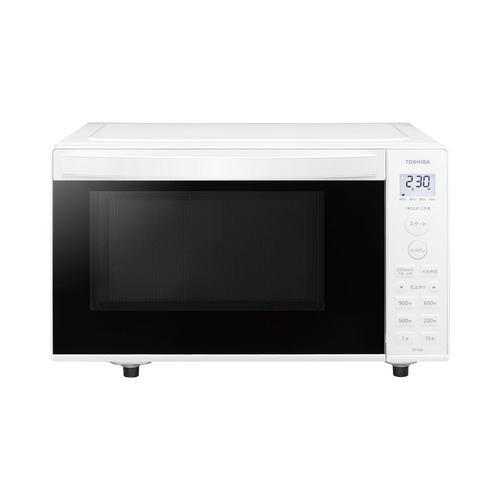 東芝 ER-S6B(W) 単機能レンジ 湿度センサー搭載 縦開き 17L ホワイト
