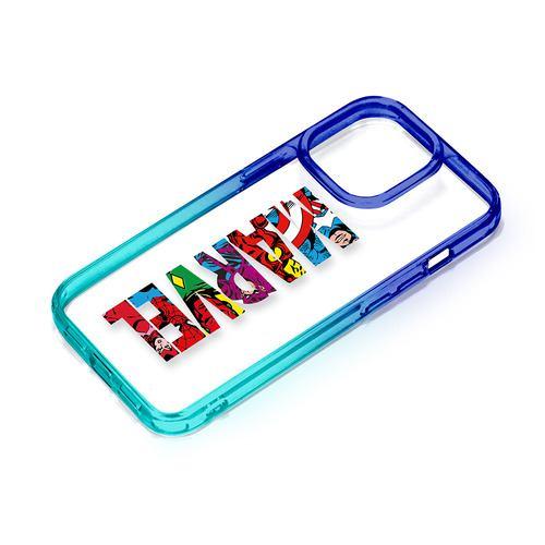 PGA PG-D23BPT20MVL iPhone15Pro グラデーションハイブリッドケース Premium Style マーベル PGD23BP