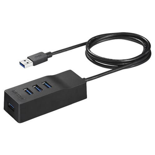 バッファロー BSH4A310U3BK USB3.0セルフパワーハブ 上挿し/4ポートタイプ マグネット付 ブラック