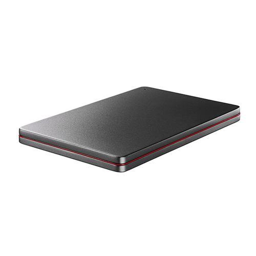 IOデータ HDPX-UTS1K USB 3.0/2.0対応 ポータブルハードディスク「カクうす」 Black×Red 1TB