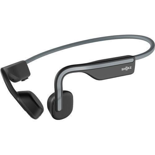 ショックス ワイヤレス イヤホン 骨伝導オープンイヤ IP55 最大6時間 USB-C OPENMOVE AFT-EP-000022 グレー系