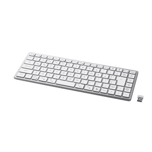 エレコム TK-PN1075MPWH Precisionist mini テンキーレス ワイヤレスキーボード Bluetooth & 無線2.4GH